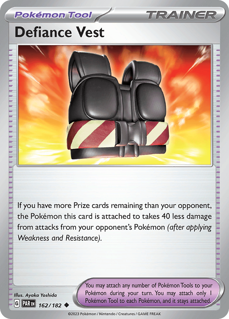 Defiance Vest, kortbilde fra pokemontcg.io