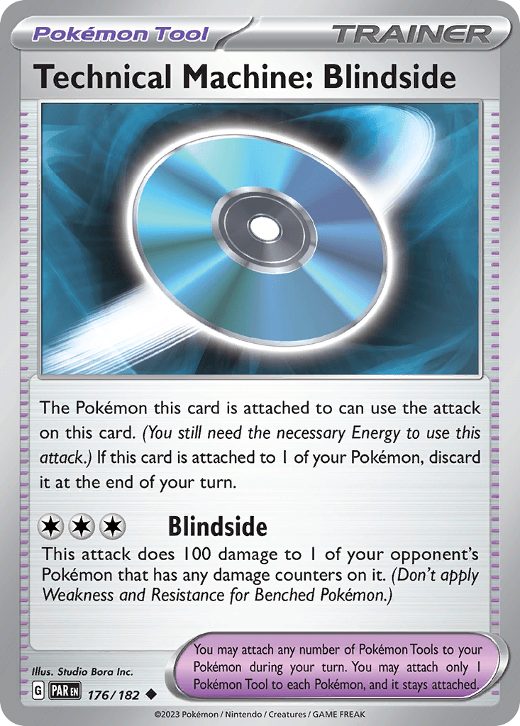 Technical Machine: Blindside, kortbilde fra pokemontcg.io