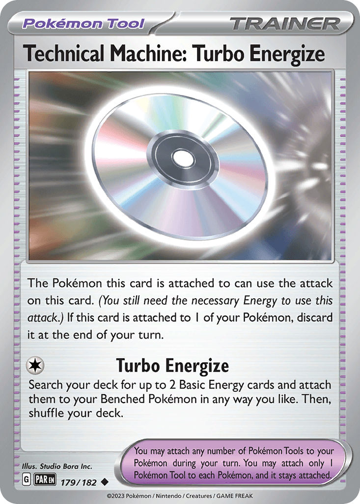 Technical Machine: Turbo Energize, kortbilde fra pokemontcg.io
