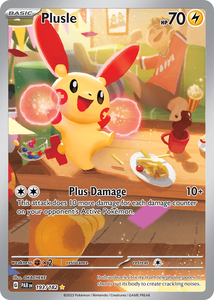 Plusle, kortbilde fra pokemontcg.io