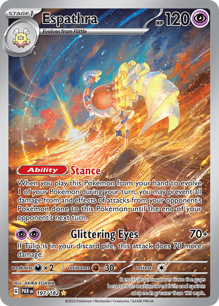 Espathra, kortbilde fra pokemontcg.io