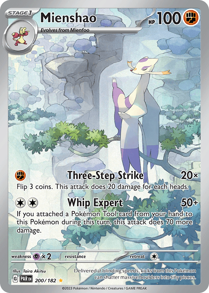 Mienshao, kortbilde fra pokemontcg.io