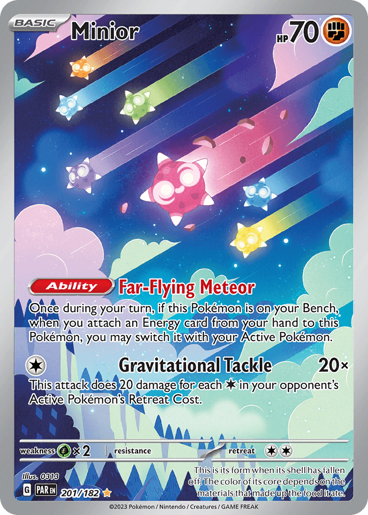 Minior, kortbilde fra pokemontcg.io