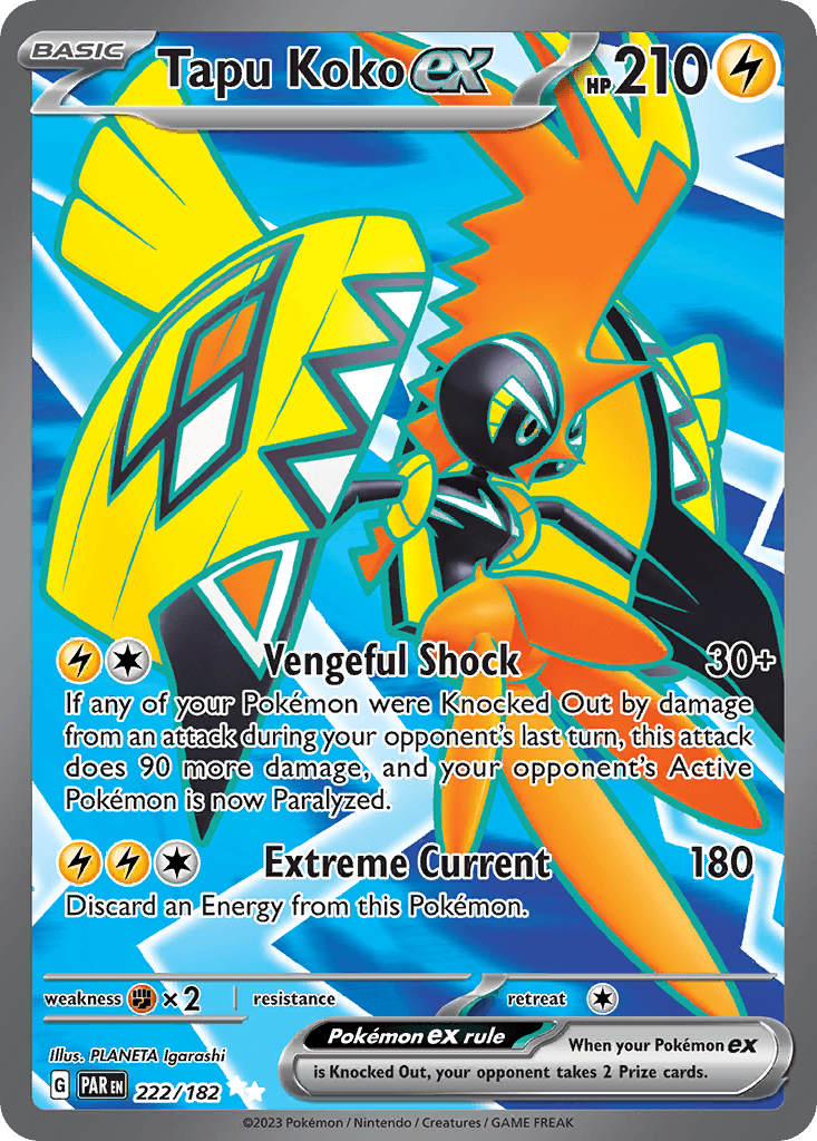 Tapu Koko ex, kortbilde fra pokemontcg.io