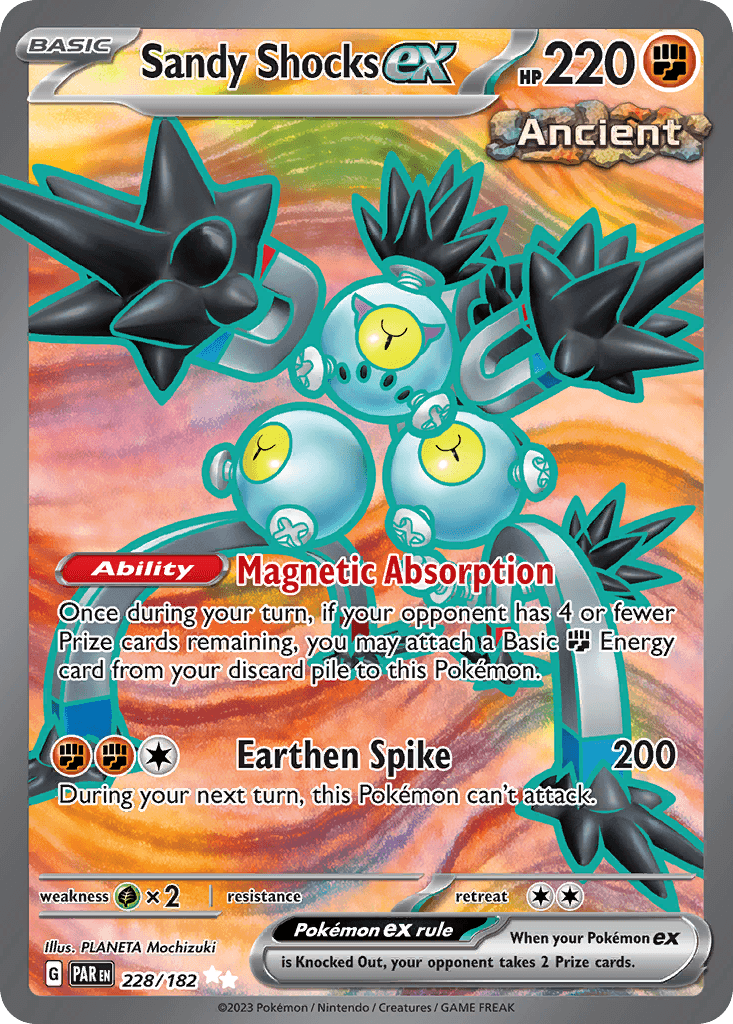 Sandy Shocks ex, kortbilde fra pokemontcg.io
