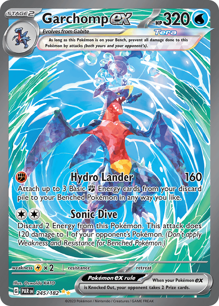 Garchomp ex, kortbilde fra pokemontcg.io