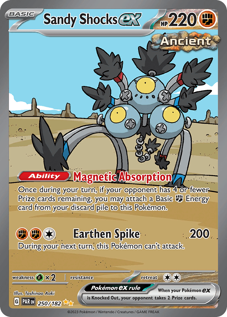 Sandy Shocks ex, kortbilde fra pokemontcg.io