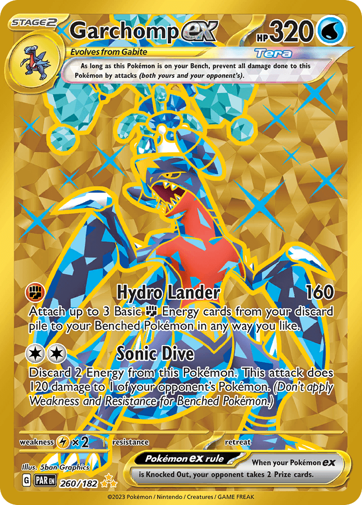 Garchomp ex, kortbilde fra pokemontcg.io