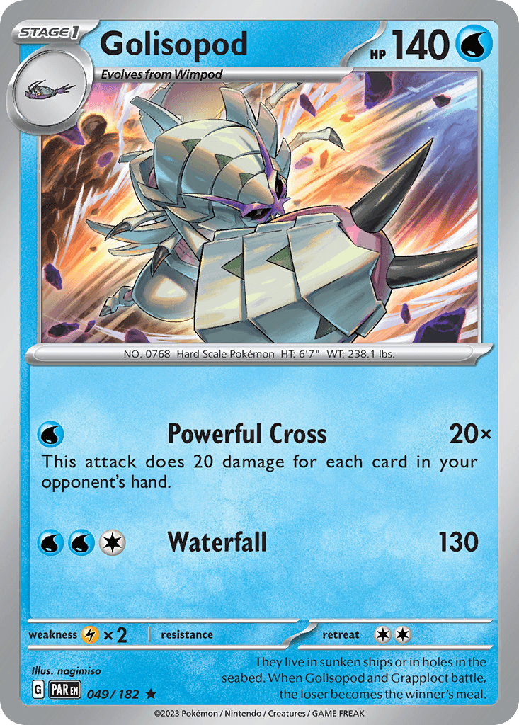 Golisopod, kortbilde fra pokemontcg.io