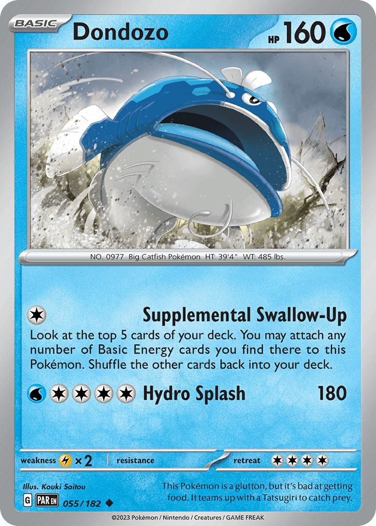 Dondozo, kortbilde fra pokemontcg.io
