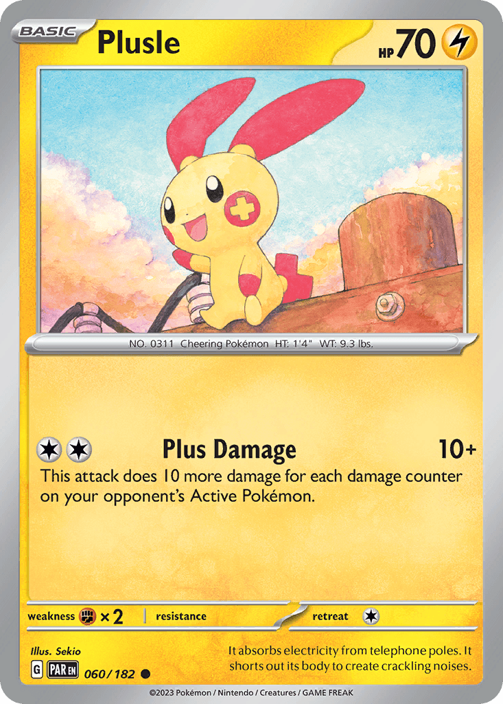 Plusle, kortbilde fra pokemontcg.io