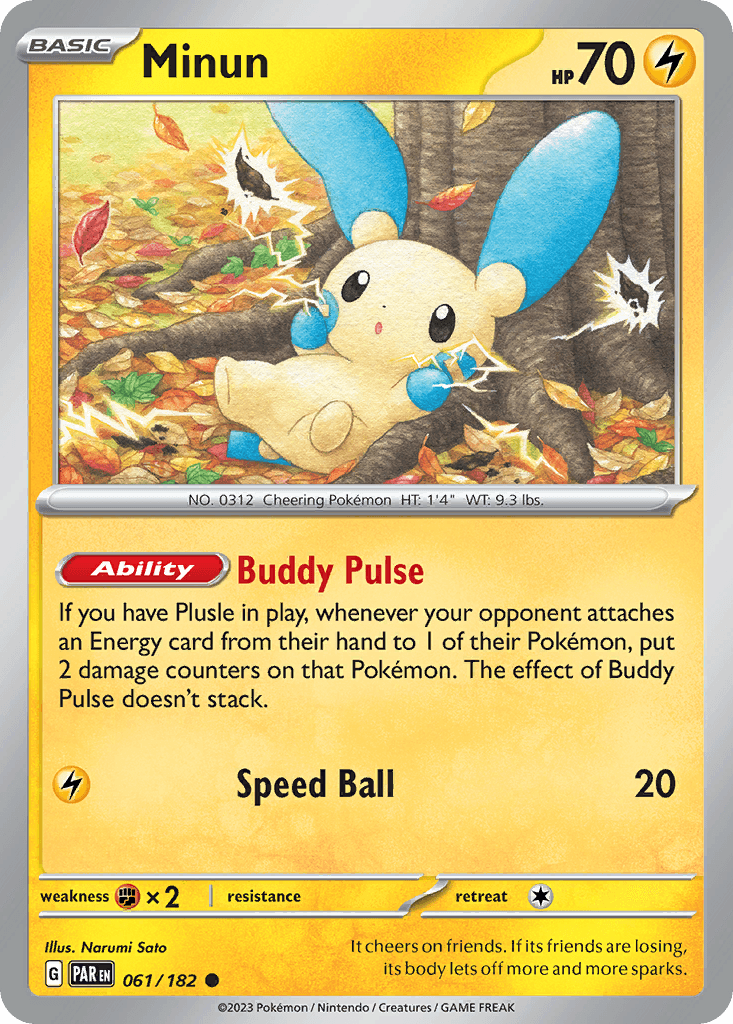 Minun, kortbilde fra pokemontcg.io