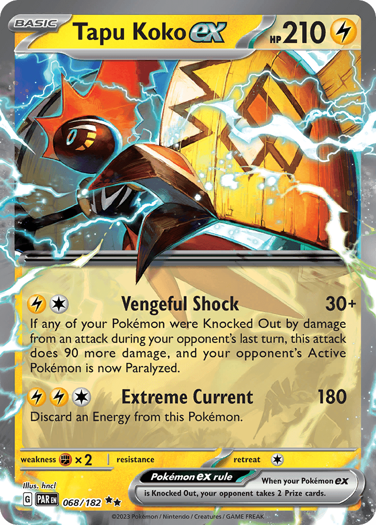 Tapu Koko ex, kortbilde fra pokemontcg.io