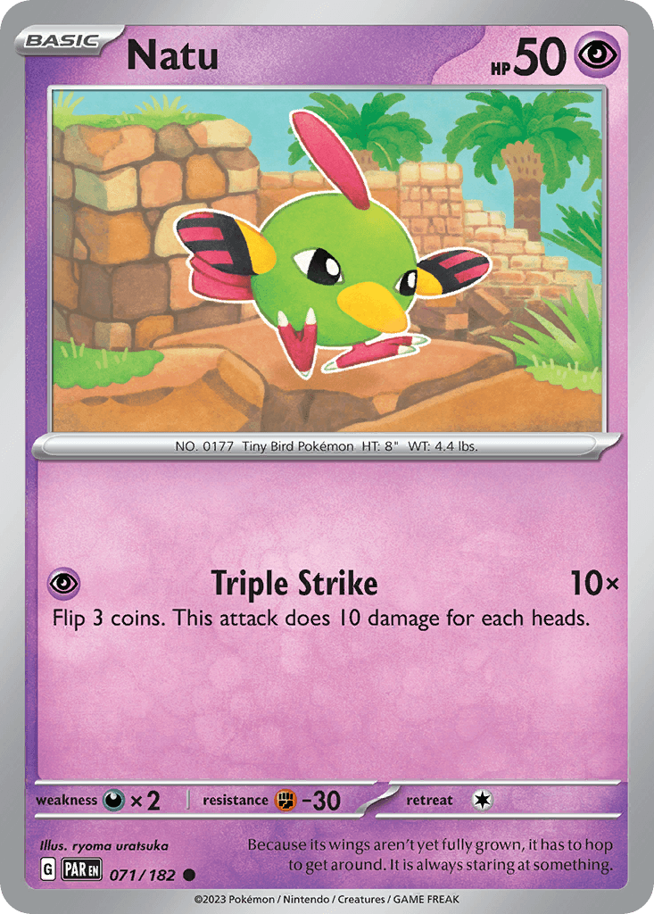 Natu, kortbilde fra pokemontcg.io