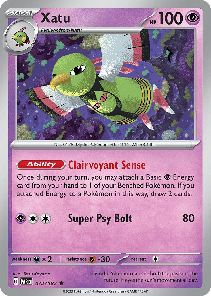 Xatu, kortbilde fra pokemontcg.io