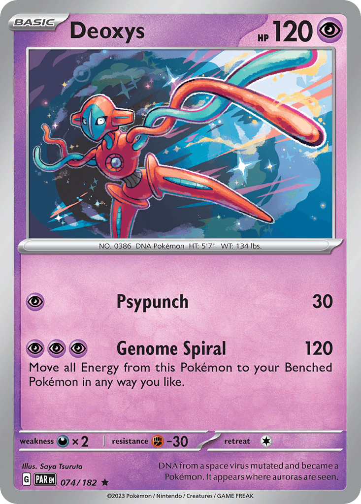 Deoxys, kortbilde fra pokemontcg.io