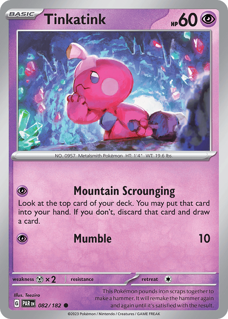 Tinkatink, kortbilde fra pokemontcg.io