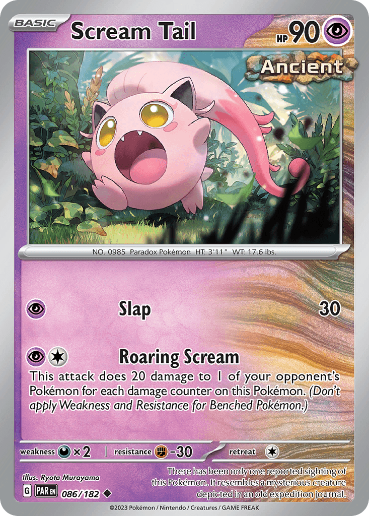 Scream Tail, kortbilde fra pokemontcg.io