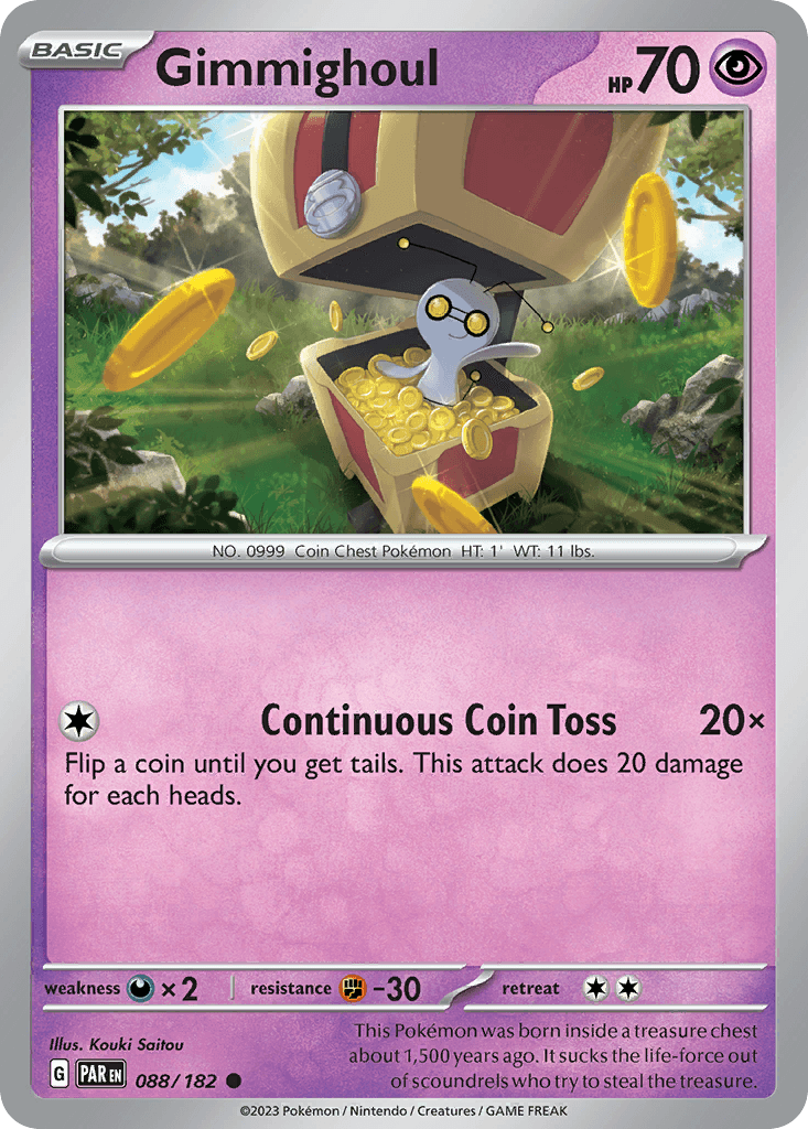 Gimmighoul, kortbilde fra pokemontcg.io