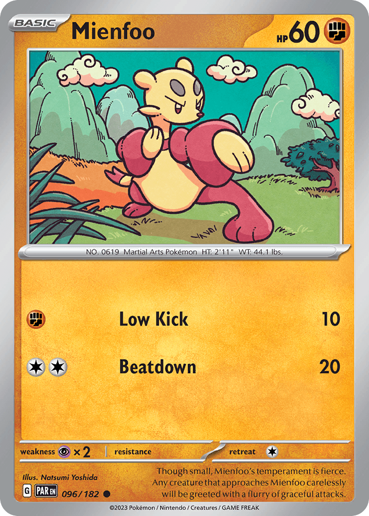 Mienfoo, kortbilde fra pokemontcg.io