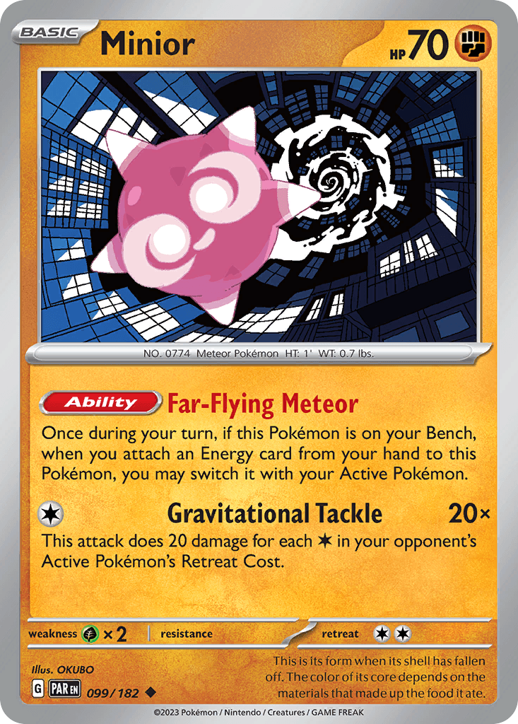 Minior, kortbilde fra pokemontcg.io