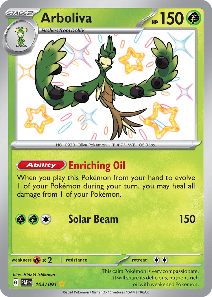 Arboliva, kortbilde fra pokemontcg.io