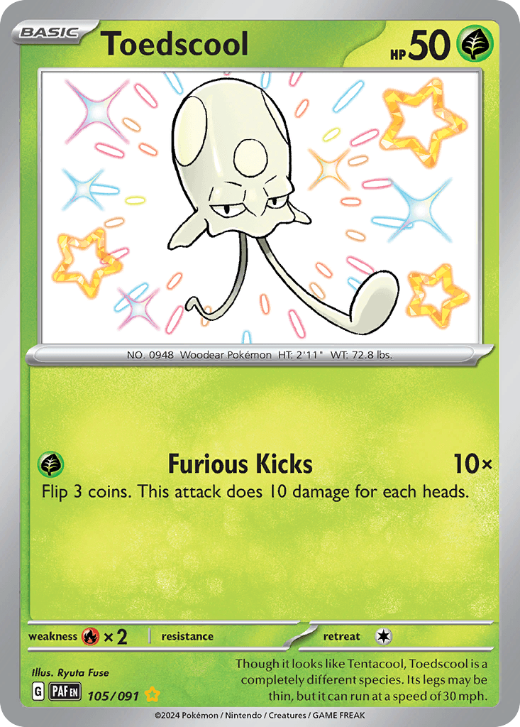 Toedscool, kortbilde fra pokemontcg.io