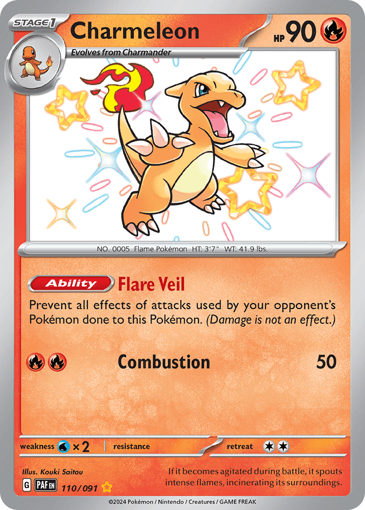 Charmeleon, kortbilde fra pokemontcg.io