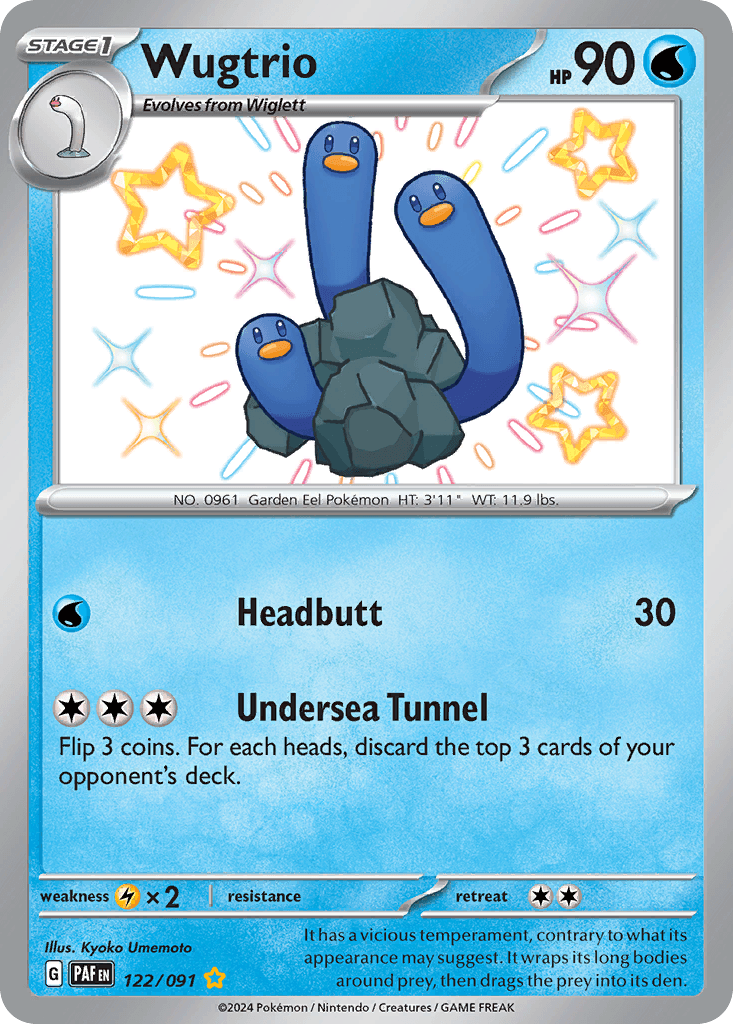 Wugtrio, kortbilde fra pokemontcg.io
