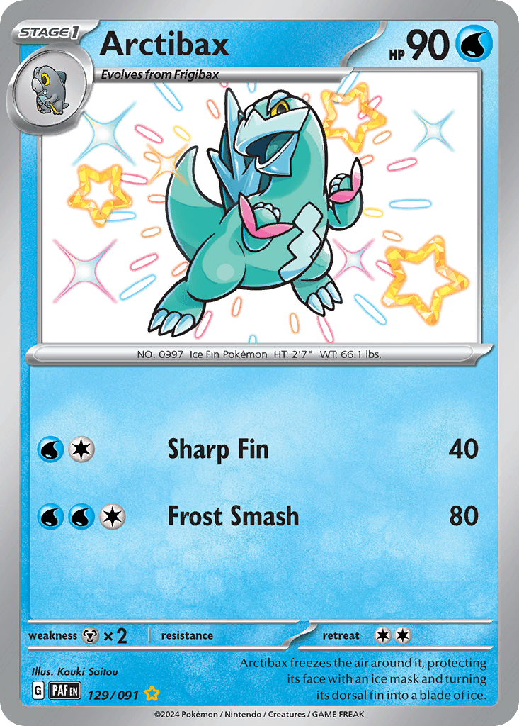 Arctibax, kortbilde fra pokemontcg.io