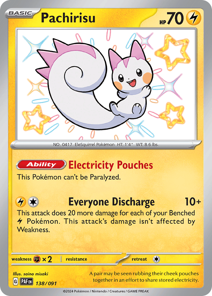 Pachirisu, kortbilde fra pokemontcg.io