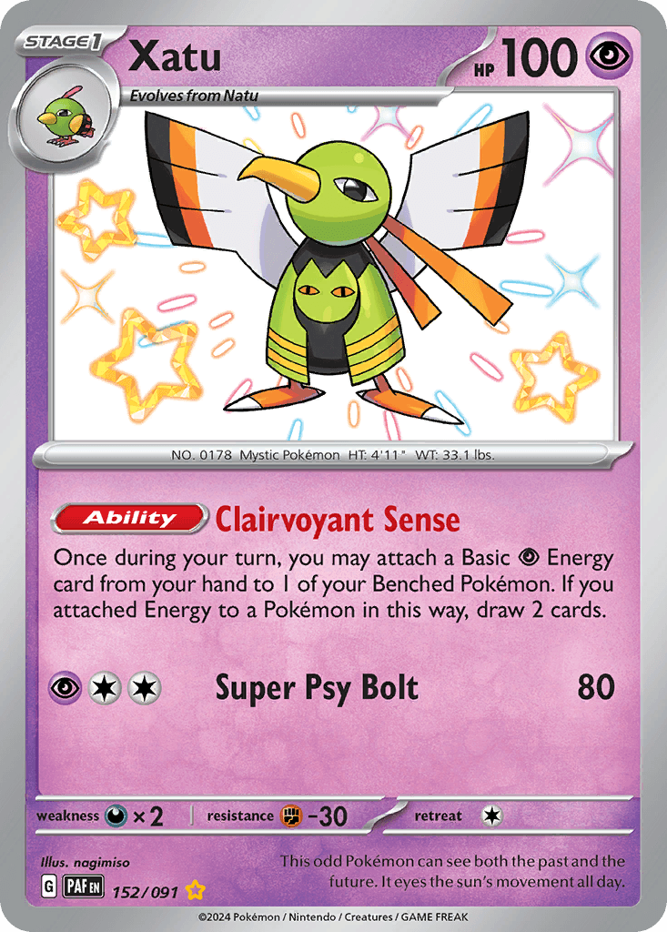 Xatu, kortbilde fra pokemontcg.io
