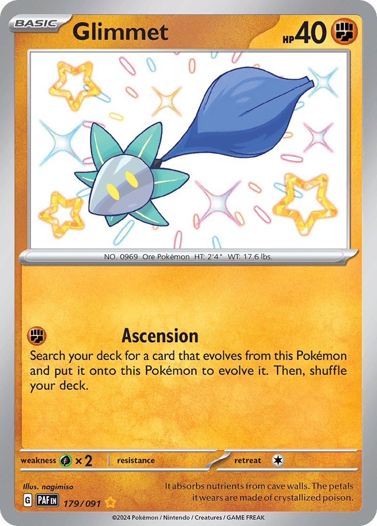 Glimmet, kortbilde fra pokemontcg.io