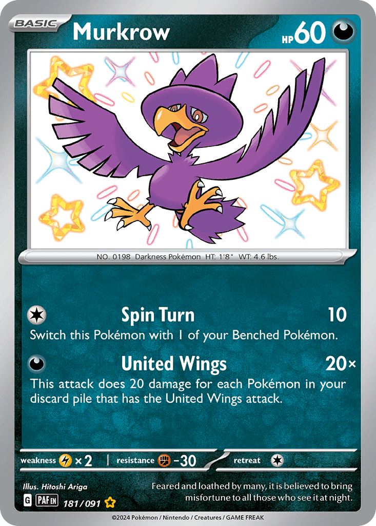 Murkrow, kortbilde fra pokemontcg.io