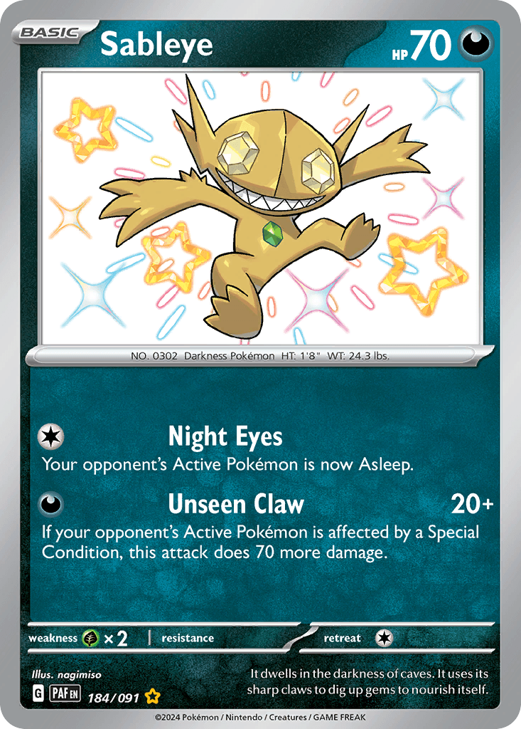 Sableye, kortbilde fra pokemontcg.io