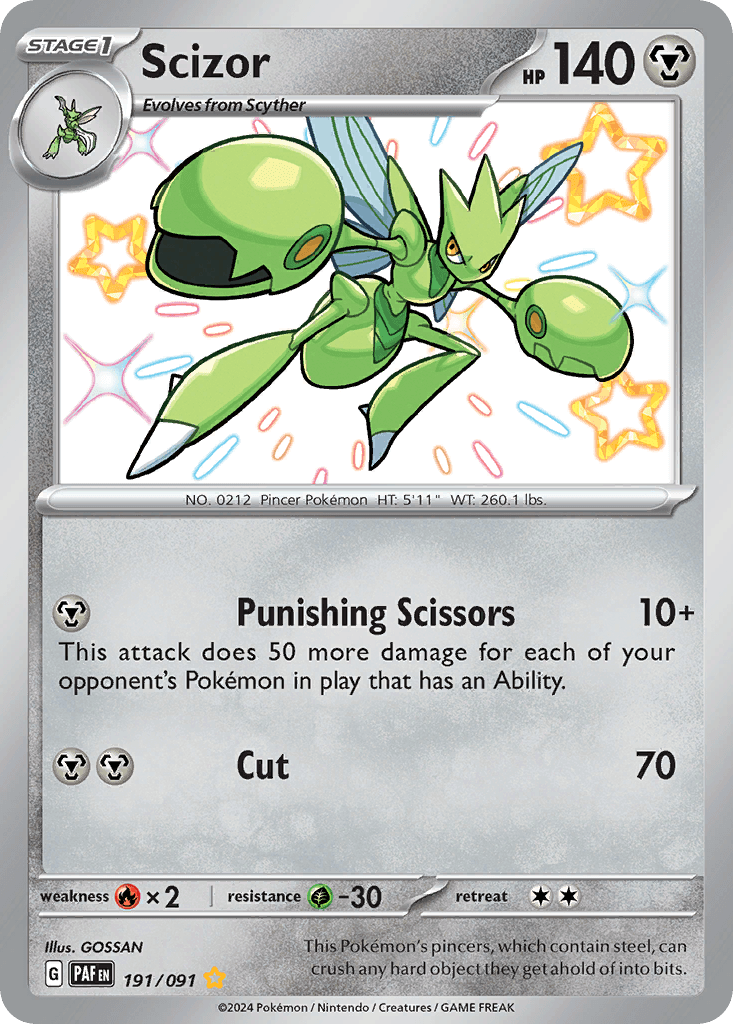 Scizor, kortbilde fra pokemontcg.io