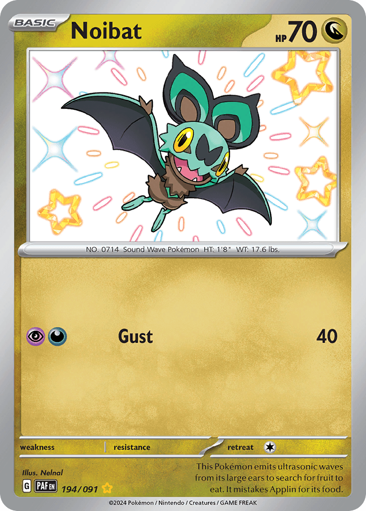 Noibat, kortbilde fra pokemontcg.io
