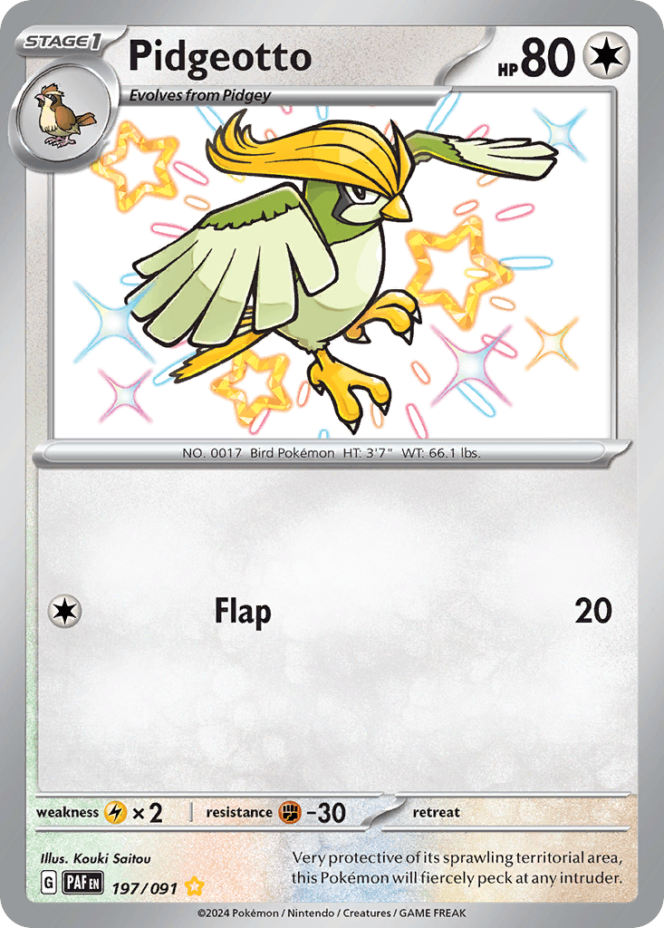 Pidgeotto, kortbilde fra pokemontcg.io