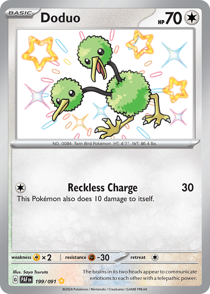 Doduo, kortbilde fra pokemontcg.io