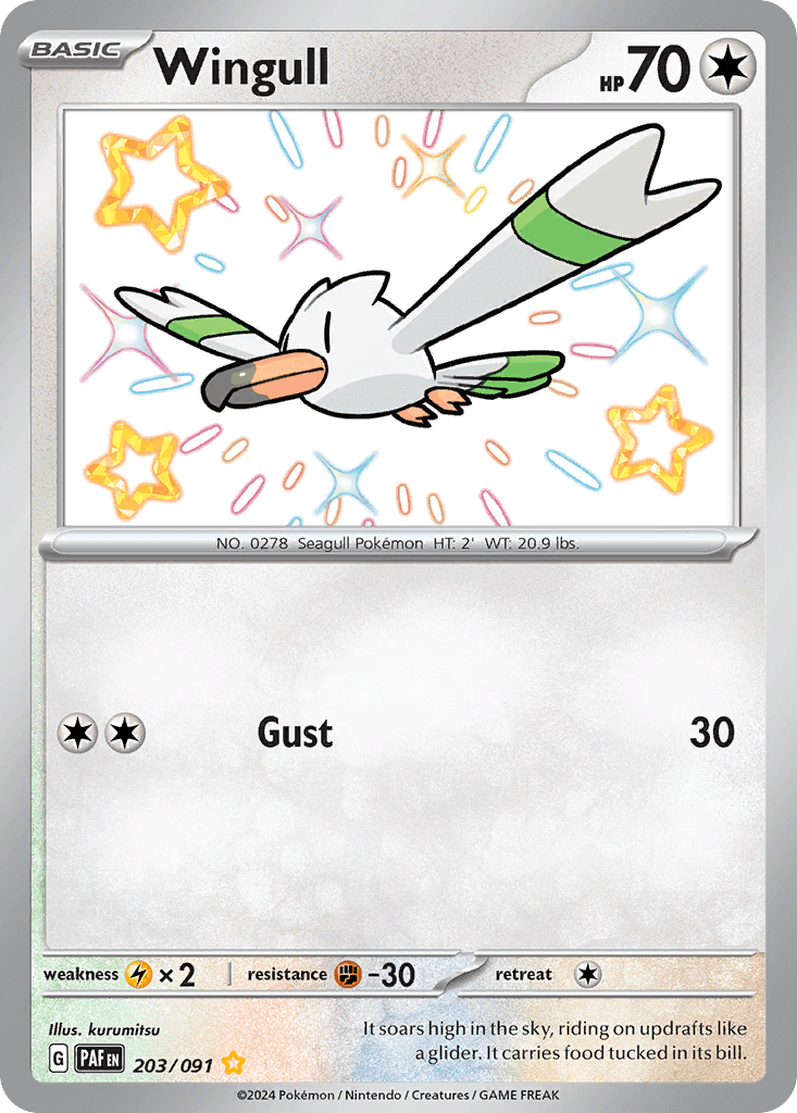 Wingull, kortbilde fra pokemontcg.io