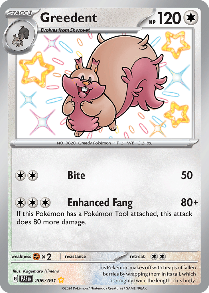 Greedent, kortbilde fra pokemontcg.io