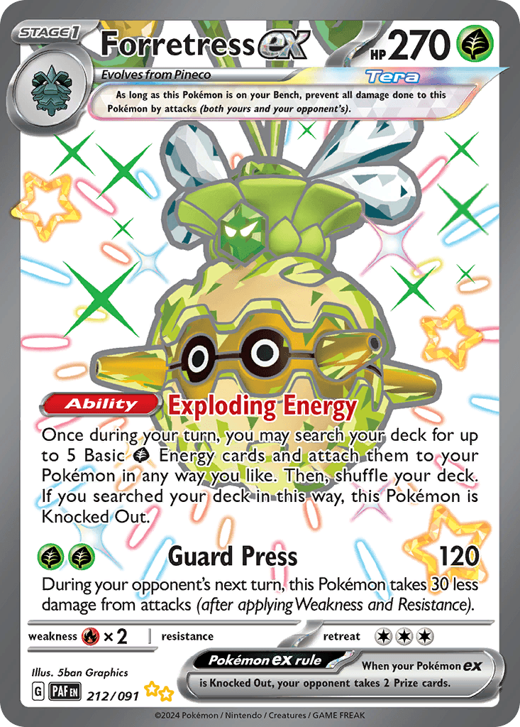 Forretress ex, kortbilde fra pokemontcg.io