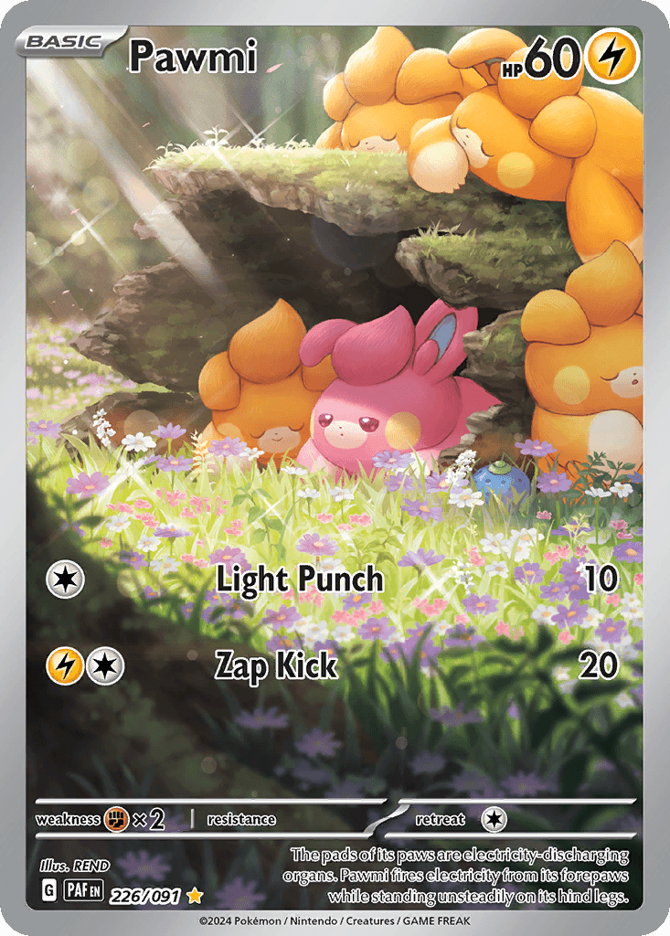 Pawmi, kortbilde fra pokemontcg.io