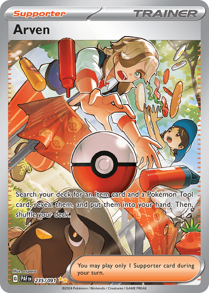 Arven, kortbilde fra pokemontcg.io
