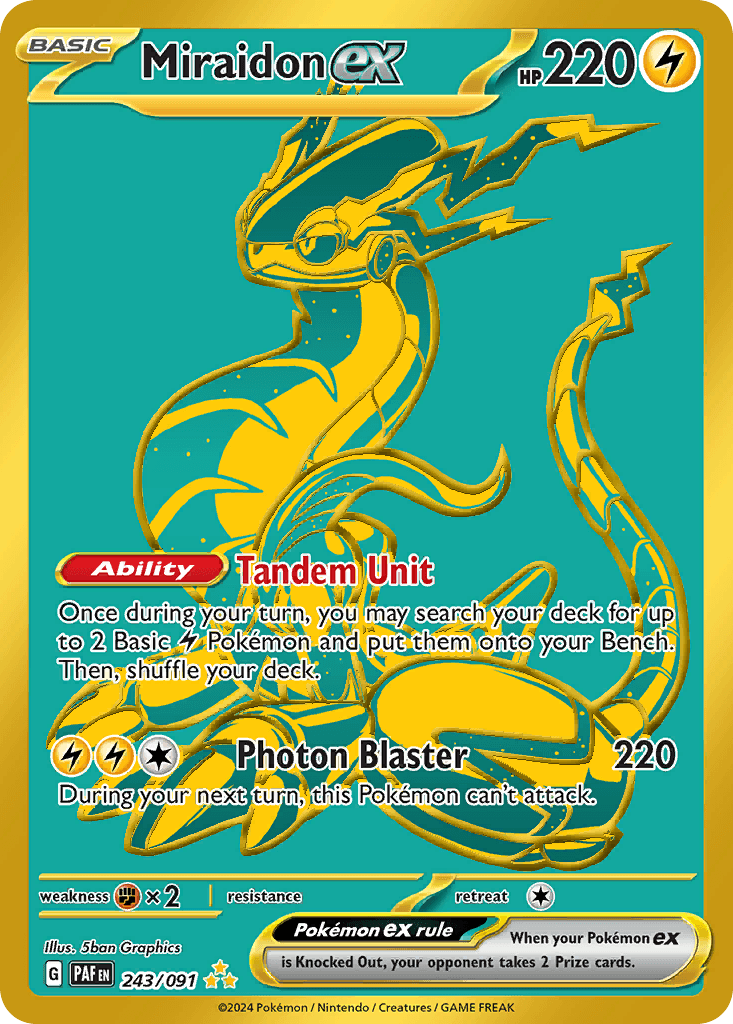 Miraidon ex, kortbilde fra pokemontcg.io