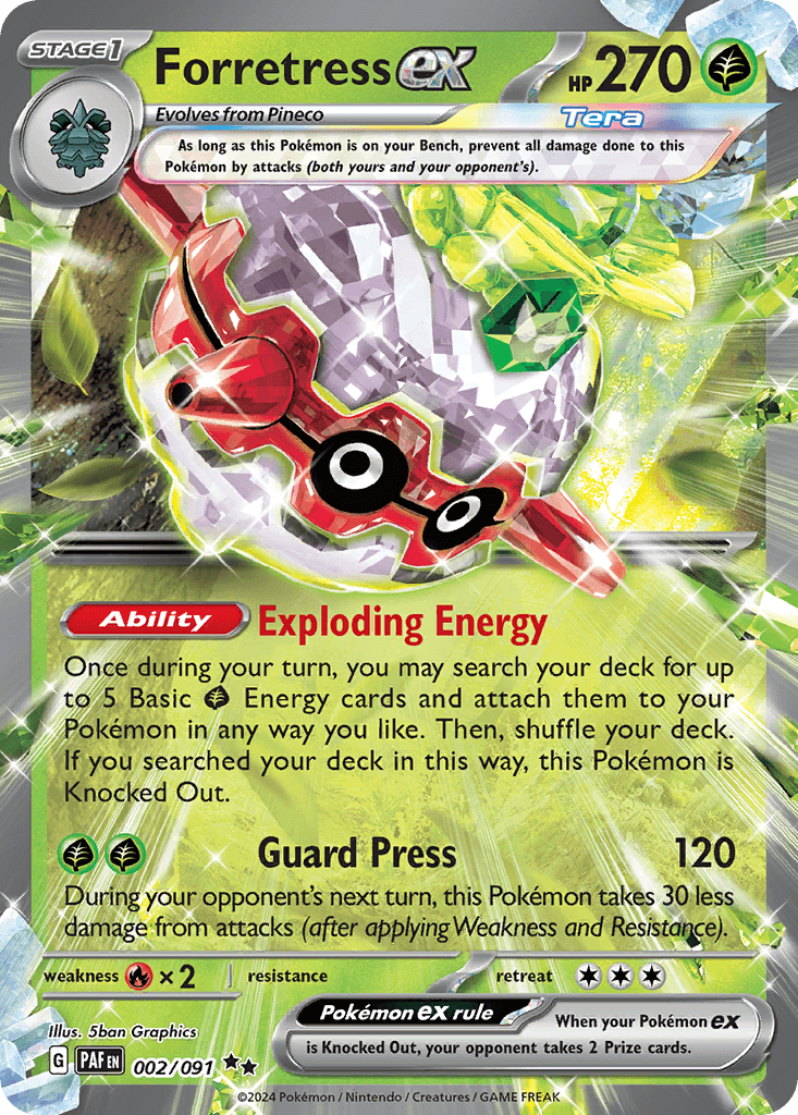 Forretress ex, kortbilde fra pokemontcg.io