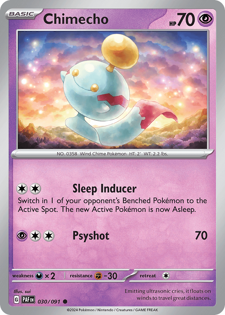 Chimecho, kortbilde fra pokemontcg.io