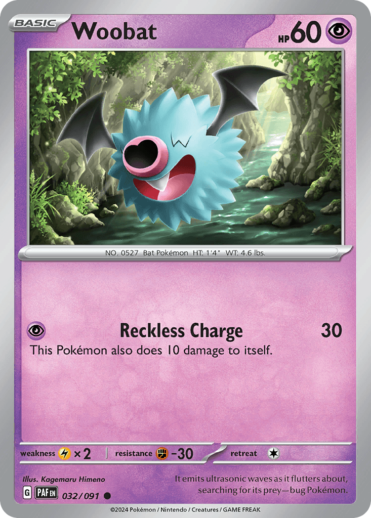 Woobat, kortbilde fra pokemontcg.io
