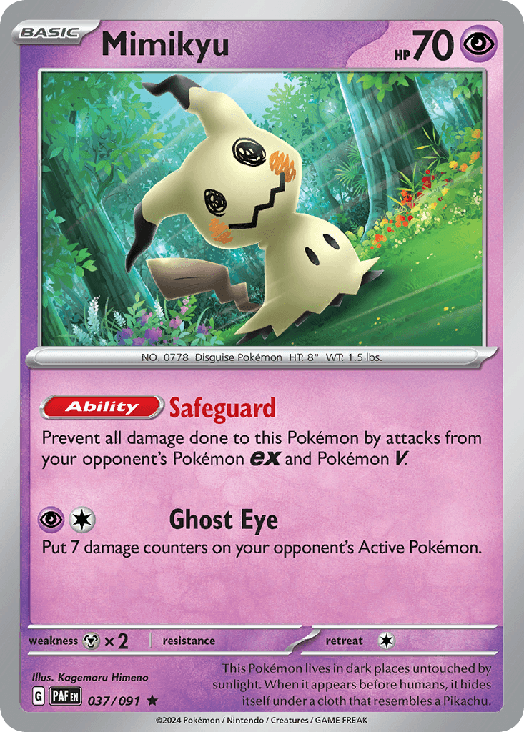 Mimikyu, kortbilde fra pokemontcg.io