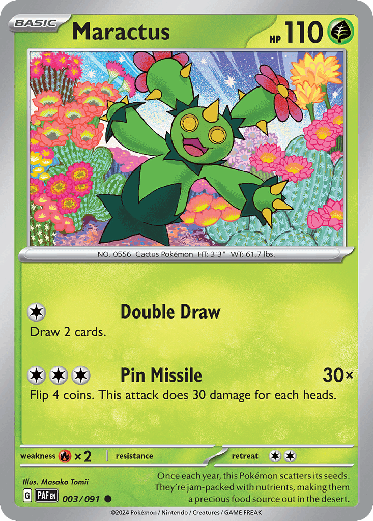 Maractus, kortbilde fra pokemontcg.io